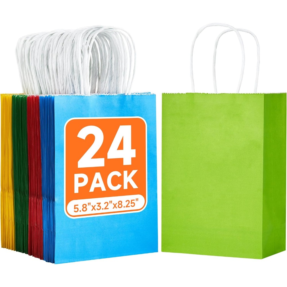 Wedding Supply In Bulk - 24 sztuki małych, tęczowych torebek prezentowych