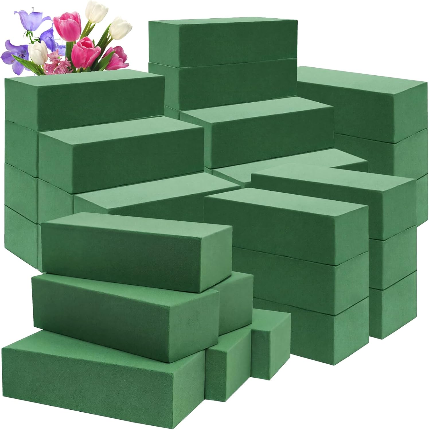 Wedding Floral Supply - 72 szt. Kostek florystycznych z pianki,
