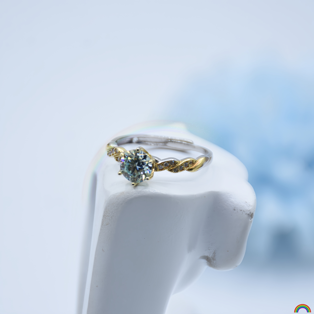 Wedding Superstar - Pierścionek ze srebra próby S925 z