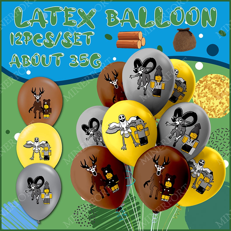 Confetti Balloon Set - Balony lateksowe ROBLOX 99 Nights in