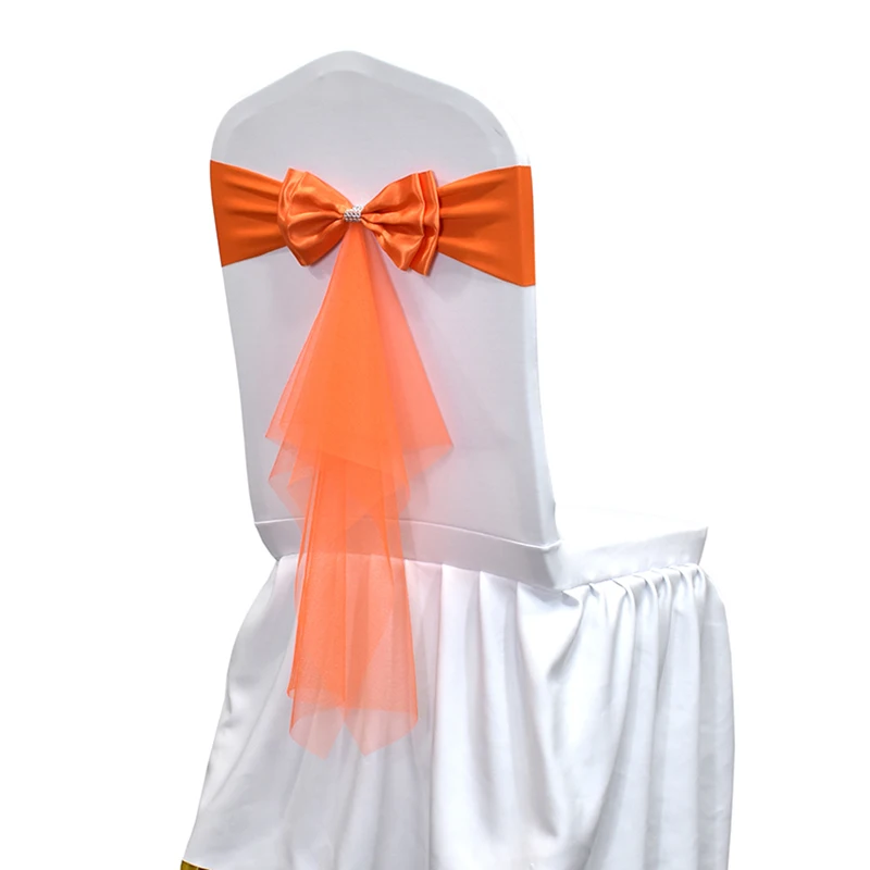 10 50szt Spandex Szarfy na krz – Chair Sash Organza recenzja i cena