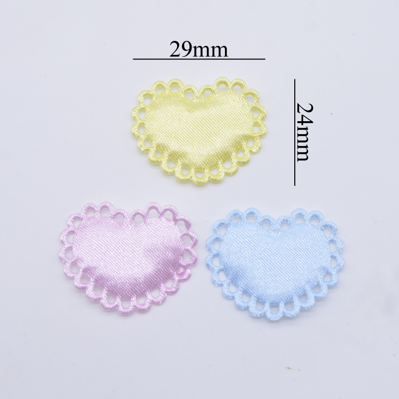 50 sztuk 29*24mm serce tkaniny – Wedding Superstar recenzja i cena