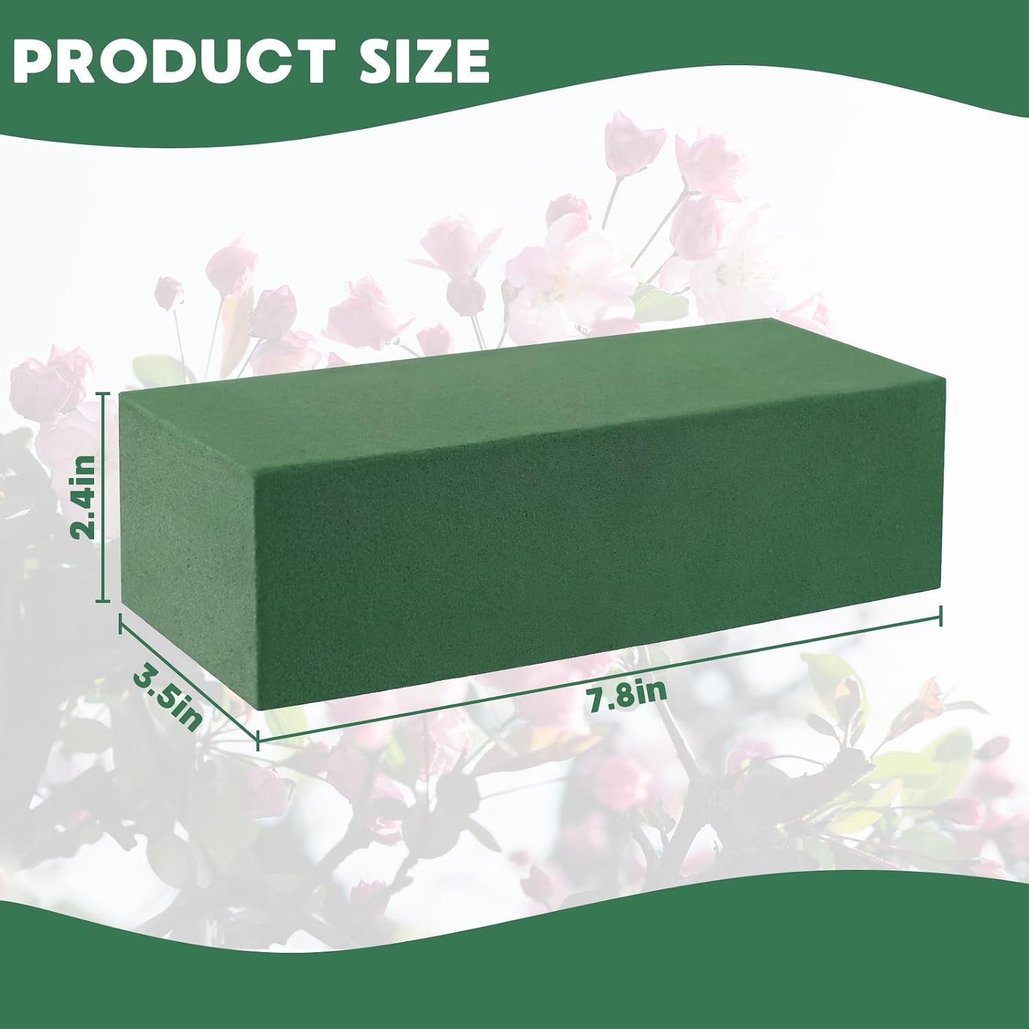 72 szt. Kostek florystycznych  – Wedding Floral Supply recenzja i cena