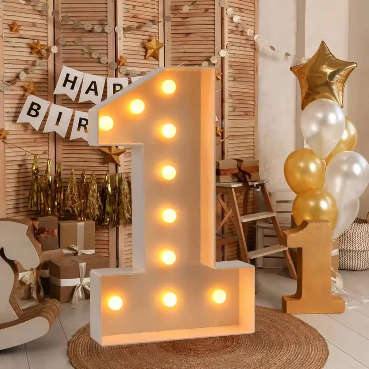 Ogromna lampka LED w kształcie – Confetti Balloon Set recenzja i cena