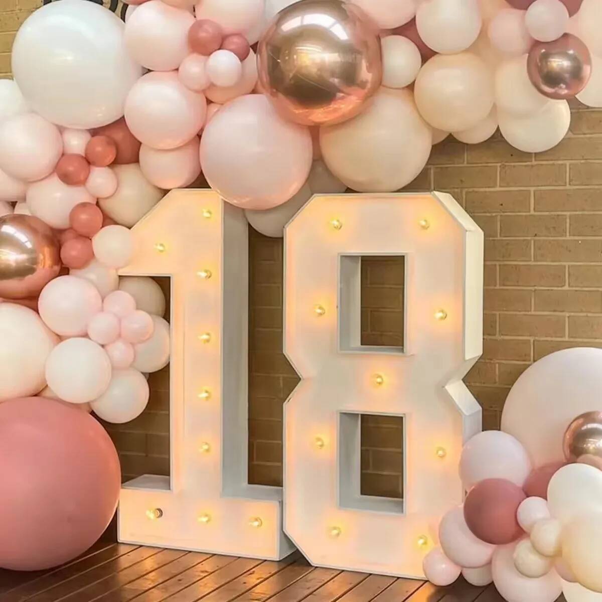 Ogromna lampka LED w kształcie – Confetti Balloon Set recenzja i cena