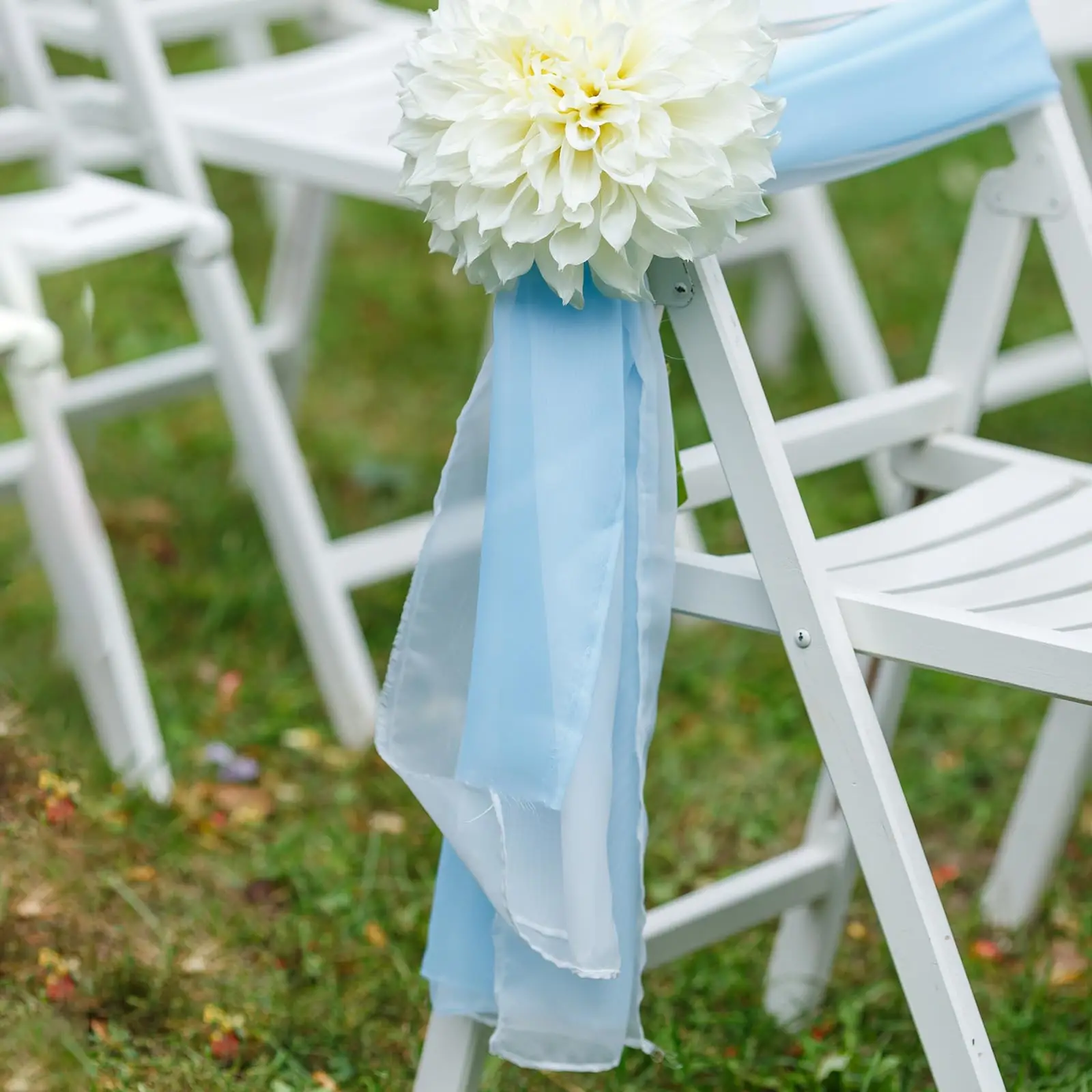 10/50/100PCS 17x275cm Organza  – Chair Sash Organza recenzja i cena