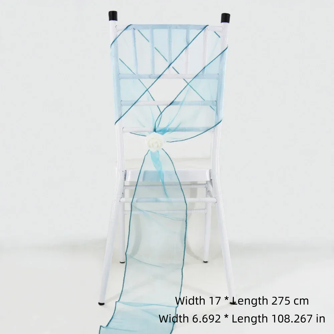Ozdoby na krzesła weselne, org – Chair Sash Organza recenzja i cena