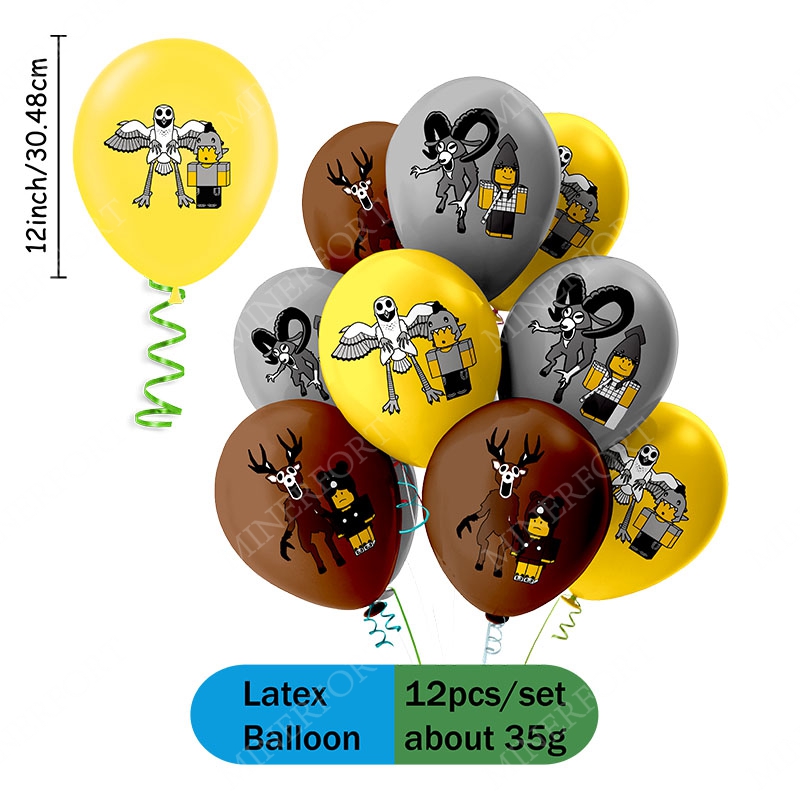Balony lateksowe ROBLOX 99 Nig – Confetti Balloon Set recenzja i cena