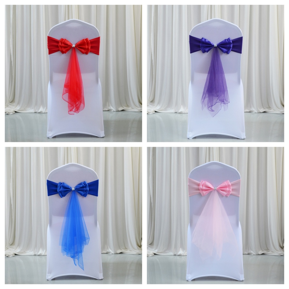 Elastyczne wstążki z organzy z – Chair Sash Organza recenzja i cena