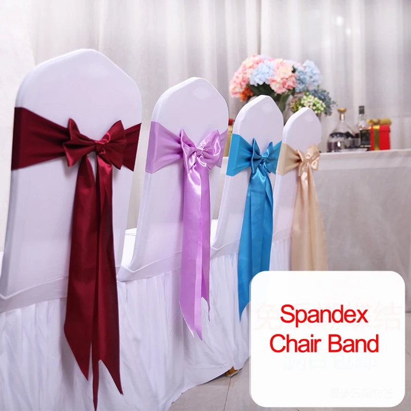 25szt Satynowy elastanowy pokr – Chair Sash Organza recenzja i cena