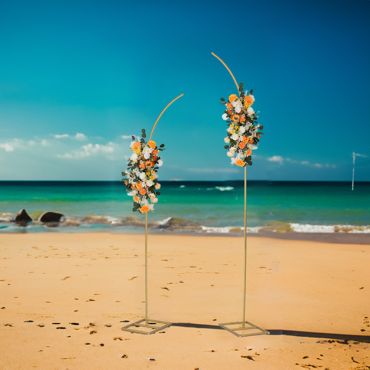 2 szt. Metalowy stojak na tło  – Wedding Balloon Arch recenzja i cena