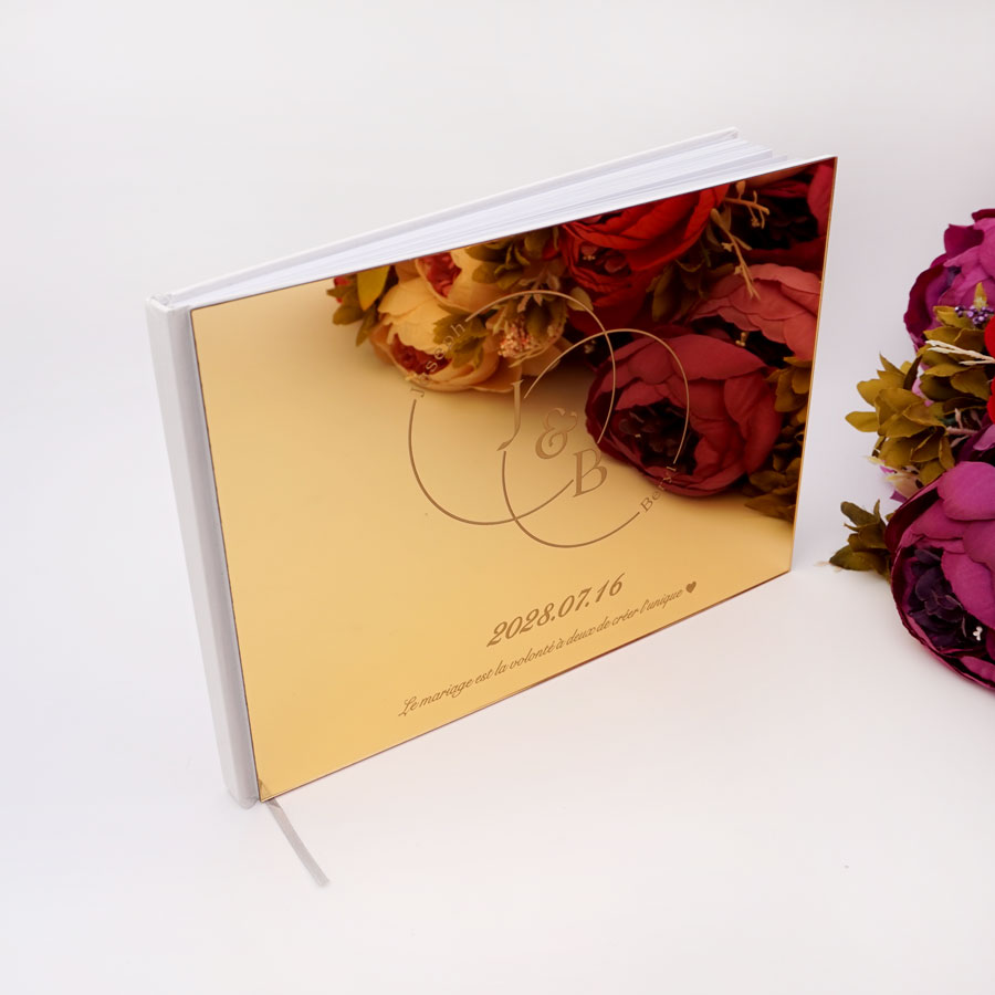 Ślub spersonalizowane lustro a – Personalized Guest Book recenzja i cena