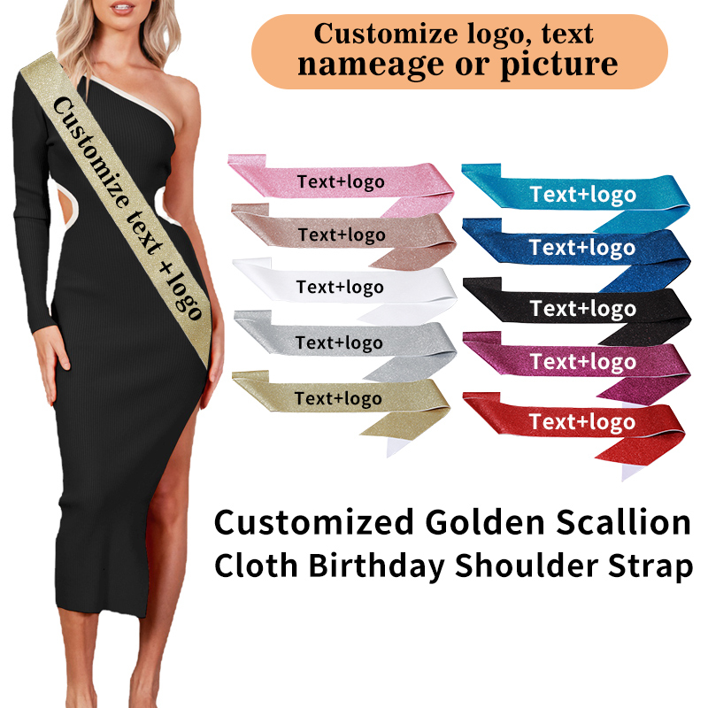 Diy Custom Glitter Satin Sash  – Bride Tribe Sash recenzja i cena